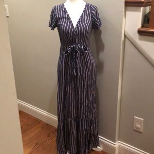 NWT Abercrombie front-tie maxi dress XS